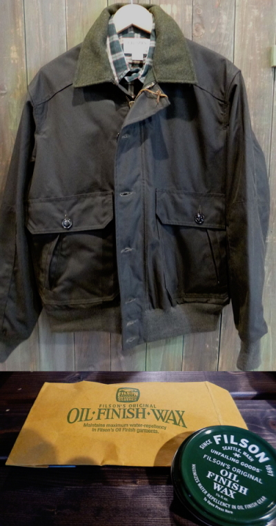 FILSON Ranger Oil Cloth Bomber