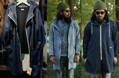 NATAL DESIGN DENIM SWEAT PARKA LONG