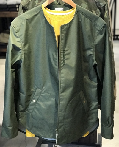 Natural bicycle Nylon No Collar Blouson