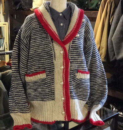 Nigel Cabourn WOMAN Shawl Collar Cardigan